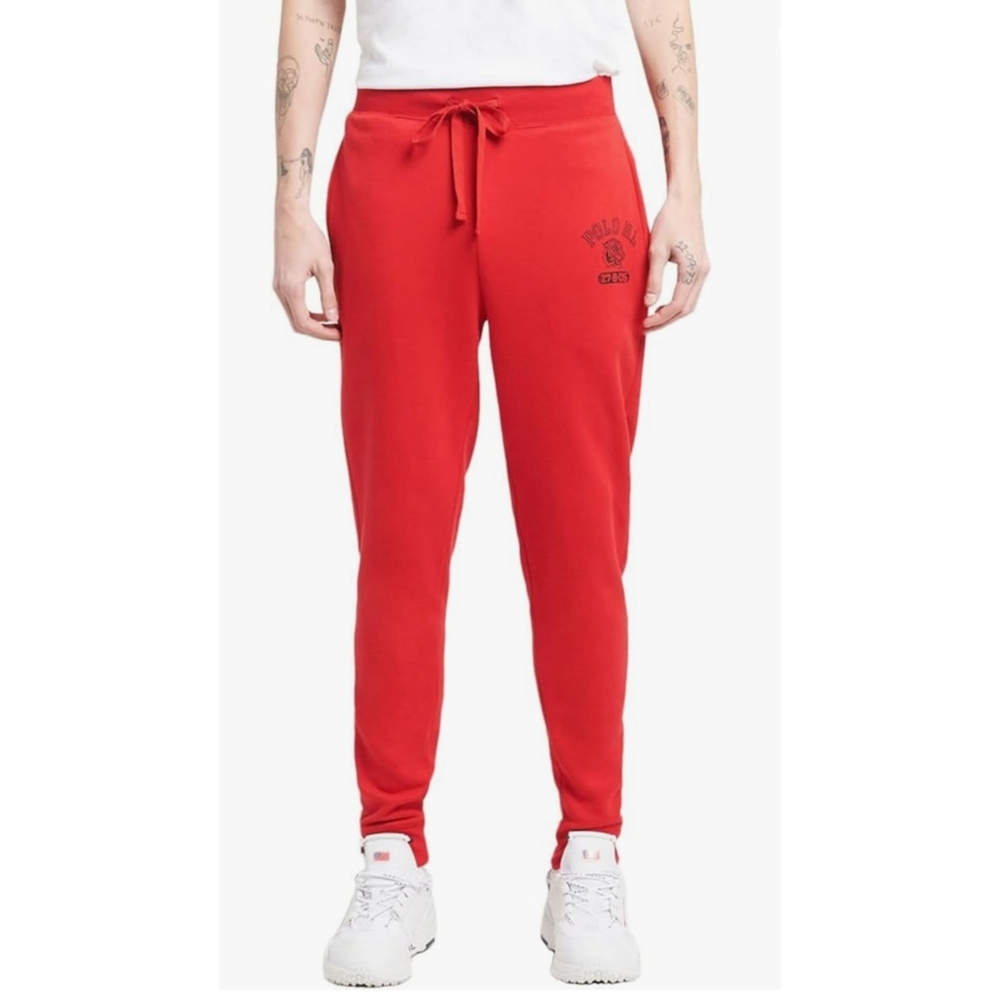 Polo Ralph Lauren Men's Fleece Joggers Brushed Red Tiger Sweatpants